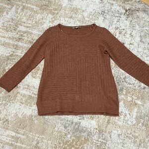 Brown Knit Sweater